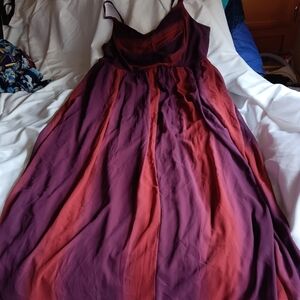 TORRID SIZE 2X Elegant Purple and WINE Maxi Dress